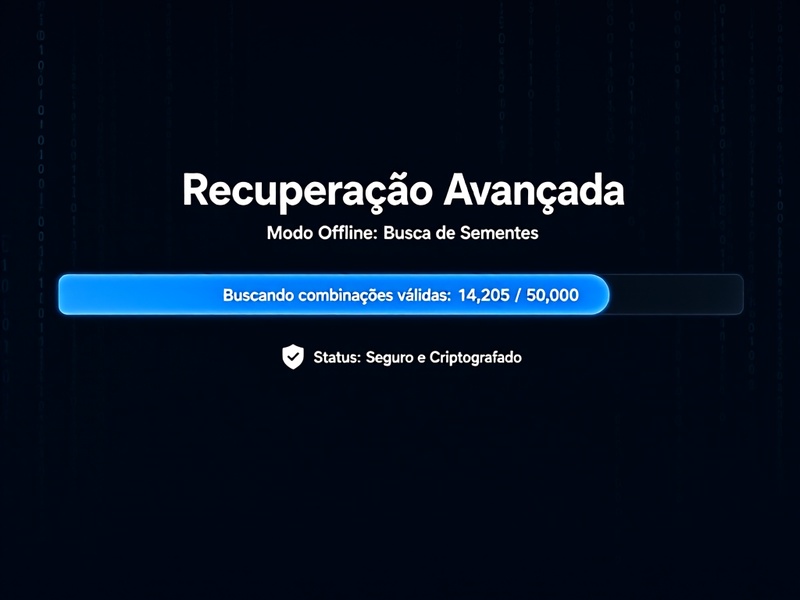 restauração de carteira cripto