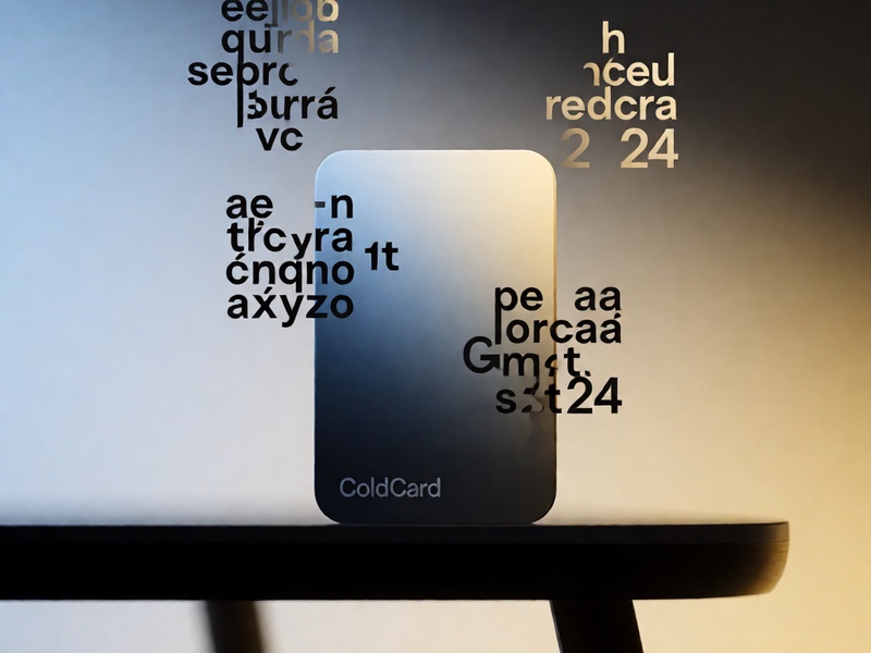 Recuperação parcial de ColdCard: como agir com segurança