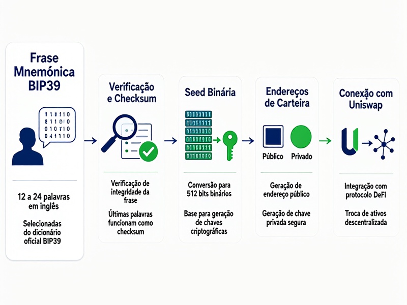 Como recuperar uma carteira Uniswap com palavras mnemônicas BIP39