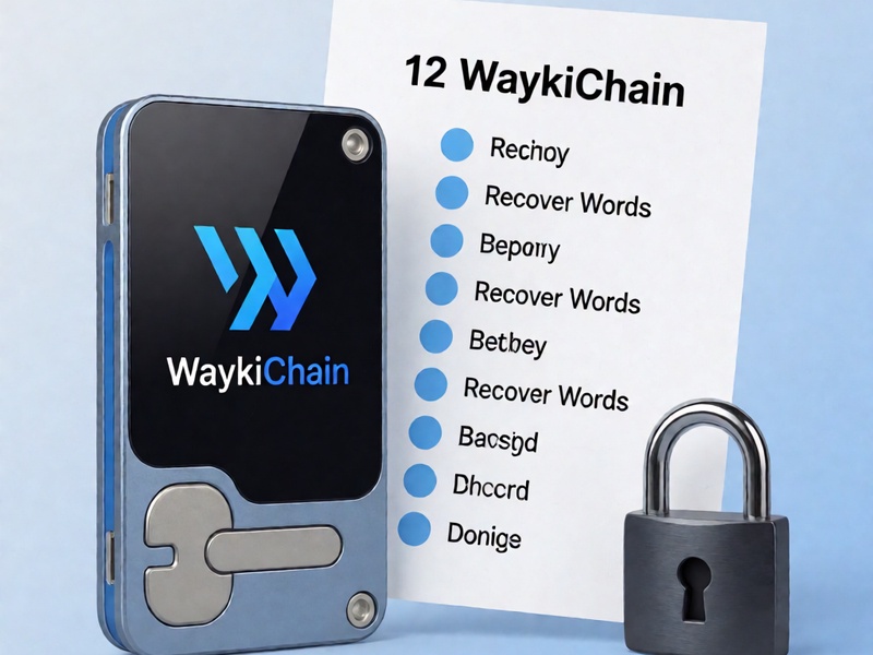 recuperação de senha carteira fria WaykiChain